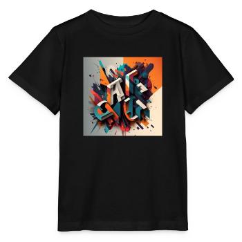 Graffiti - T-shirt bio MINI CREATOR Stanley/Stella Enfant - noir - Devant - Mikhail (115cm)