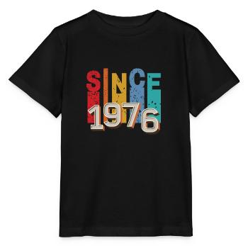 Since 1976 retro - T-shirt bio MINI CREATOR Stanley/Stella Enfant - noir - Devant - Mikhail (115cm)