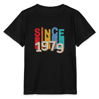 Since 1979 retro - T-shirt bio MINI CREATOR Stanley/Stella Enfant - noir - Devant - Mikhail (115cm)