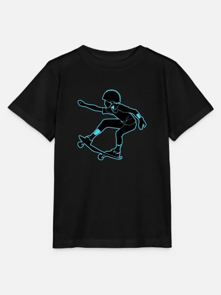 Skateboard Madchen Junge - Stanley/Stella Kinder T-Shirt MINI CREATOR - Schwarz