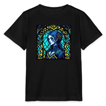 Gothic-Mädchen - Stanley/Stella Kinder T-Shirt MINI CREATOR  - Schwarz - Vorne - Mikhail (115cm)