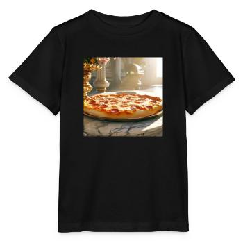 Pizza Lover Flavour - Stanley/Stella MINI CREATOR Kids’ T-Shirt - black - Front - Mikhail (115cm)