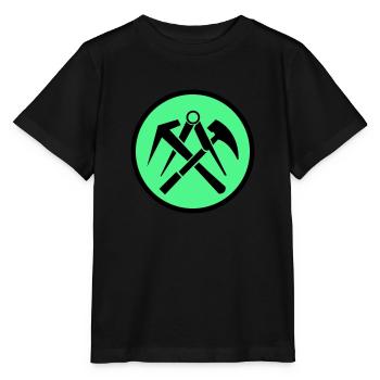 Roofer Symbol - Stanley/Stella MINI CREATOR Kids’ T-Shirt - black - Front - Mikhail (115cm)