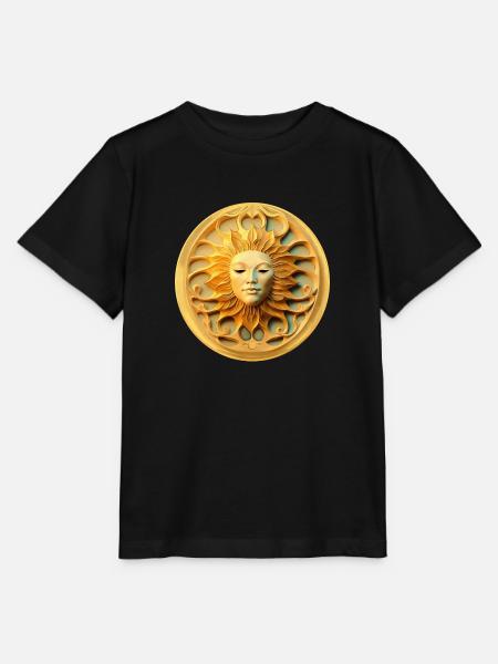 Sun - Stanley/Stella Kinder T-Shirt MINI CREATOR - Schwarz