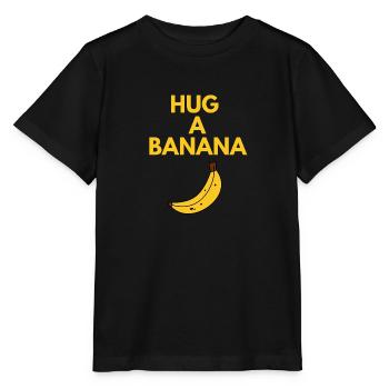 HUG A BANANA - Stanley/Stella MINI CREATOR Kids’ T-Shirt - black - Front - Mikhail (115cm)