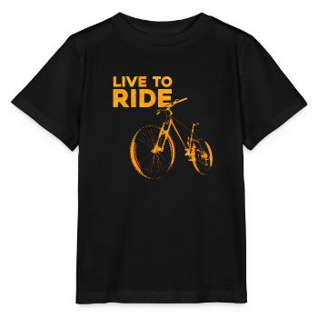 Vivre pour rouler - T-shirt bio MINI CREATOR Stanley/Stella Enfant - noir - Devant - Mikhail (115cm)