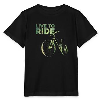 Vivre pour rouler - T-shirt bio MINI CREATOR Stanley/Stella Enfant - noir - Devant - Mikhail (115cm)
