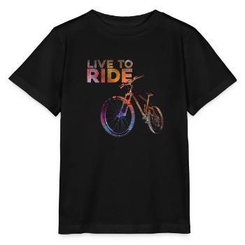 Vivre pour rouler - T-shirt bio MINI CREATOR Stanley/Stella Enfant - noir - Devant - Mikhail (115cm)