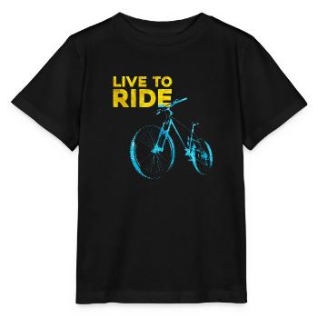 Vivre pour rouler - T-shirt bio MINI CREATOR Stanley/Stella Enfant - noir - Devant - Mikhail (115cm)