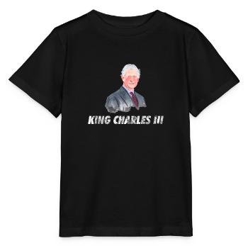 Karl 3. - Karl III. - König Karl 3. - Stanley/Stella Kinder T-Shirt MINI CREATOR  - Schwarz - Vorne - Mikhail (115cm)
