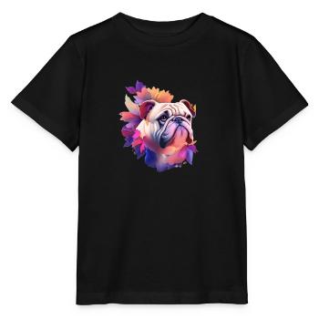 Bulldogge - Stanley/Stella Kinder T-Shirt MINI CREATOR  - Schwarz - Vorne - Mikhail (115cm)