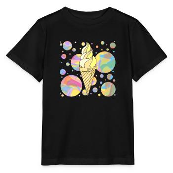 Eis - Stanley/Stella Kinder T-Shirt MINI CREATOR  - Schwarz - Vorne - Mikhail (115cm)