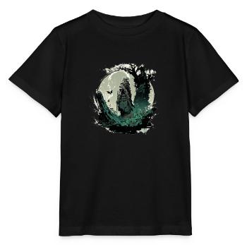 Druide elfique - T-shirt bio MINI CREATOR Stanley/Stella Enfant - noir - Devant - Mikhail (115cm)