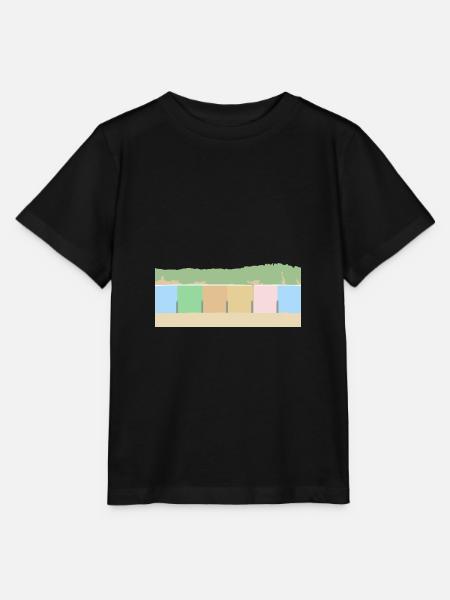 Strandhäuser mit Dünen - Stanley/Stella Kinder T-Shirt MINI CREATOR - Schwarz
