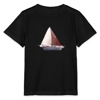 Sailing Sailboat Sailing Sailing Sailing Ship - Stanley/Stella MINI CREATOR Kids’ T-Shirt - black - Front - Mikhail (115cm)