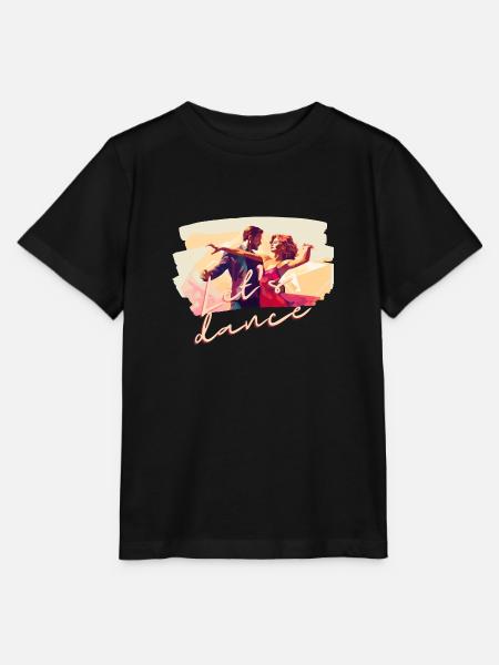 Let's dance - Stanley/Stella Kinder T-Shirt MINI CREATOR - Schwarz