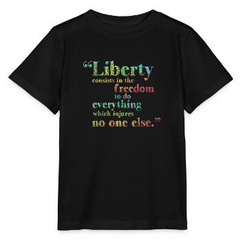 Freiheit Menschenrechte - Stanley/Stella Kinder T-Shirt MINI CREATOR  - Schwarz - Vorne - Mikhail (115cm)