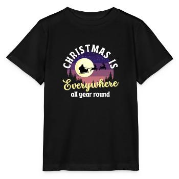 Noël est partout toute l’année. - T-shirt bio MINI CREATOR Stanley/Stella Enfant - noir - Devant - Mikhail (115cm)