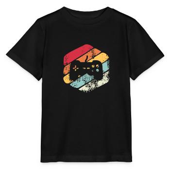 Vintage gift console - Stanley/Stella MINI CREATOR Kids’ T-Shirt - black - Front - Mikhail (115cm)