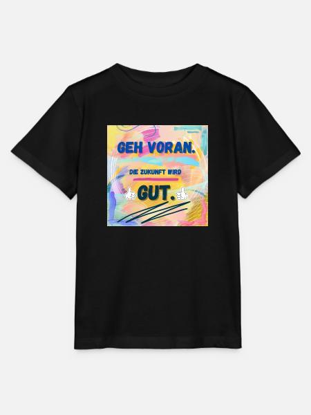 Die Zukunft wird gut - Stanley/Stella Kinder T-Shirt MINI CREATOR  - Schwarz