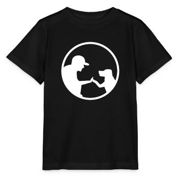 Hund Dog - Stanley/Stella Kinder T-Shirt MINI CREATOR  - Schwarz - Vorne - Mikhail (115cm)