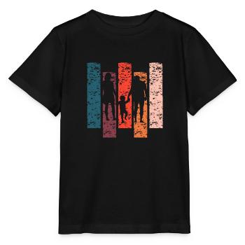 The Vintage gift family - Stanley/Stella MINI CREATOR Kids’ T-Shirt - black - Front - Mikhail (115cm)