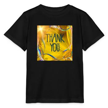 Merci - T-shirt bio MINI CREATOR Stanley/Stella Enfant - noir - Devant - Mikhail (115cm)
