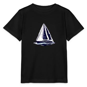 voilier voilier voilier voilier voilier voilier - T-shirt bio MINI CREATOR Stanley/Stella Enfant - noir - Devant - Mikhail (115cm)