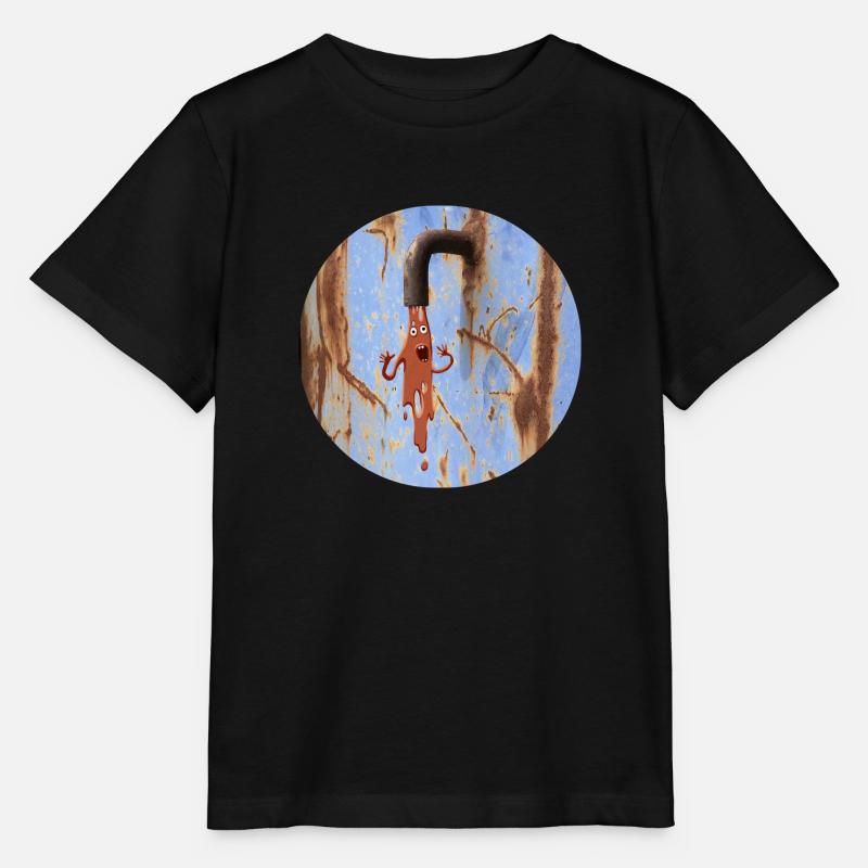 Monstre visqueux - T-shirt bio MINI CREATOR Stanley/Stella Enfant - noir