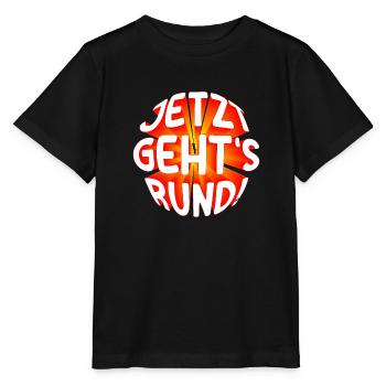 Jetzt gehts rund 3D - Stanley/Stella Kinder T-Shirt MINI CREATOR  - Schwarz - Vorne - Mikhail (115cm)