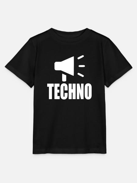 Techno - Stanley/Stella Kinder T-Shirt MINI CREATOR - Schwarz