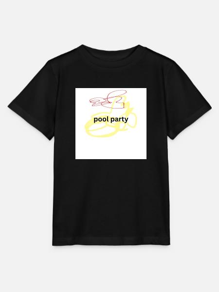 pool party - Stanley/Stella Kinder T-Shirt MINI CREATOR  - Schwarz