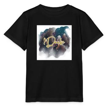 Danke - Stanley/Stella Kinder T-Shirt MINI CREATOR  - Schwarz - Vorne - Mikhail (115cm)