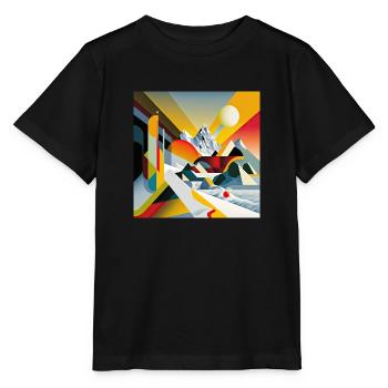 L’héritage du Bauhaus - T-shirt bio MINI CREATOR Stanley/Stella Enfant - noir - Devant - Mikhail (115cm)