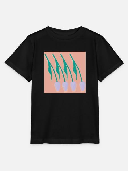 Tulpen - Stanley/Stella Kinder T-Shirt MINI CREATOR - Schwarz