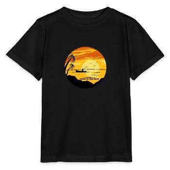 Meilleure relaxation - T-shirt bio MINI CREATOR Stanley/Stella Enfant - noir - Devant - Mikhail (115cm)