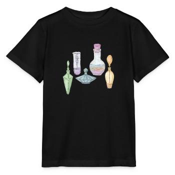 Potion bottles - Stanley/Stella MINI CREATOR Kids’ T-Shirt - black - Front - Mikhail (115cm)