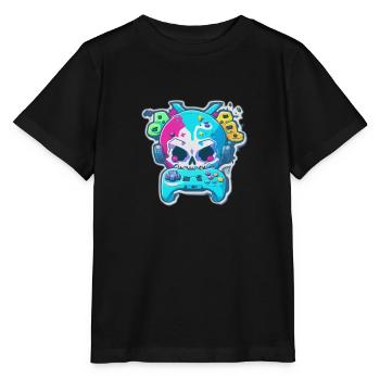 Skullhead Controller - Stanley/Stella MINI CREATOR Kids’ T-Shirt - black - Front - Mikhail (115cm)
