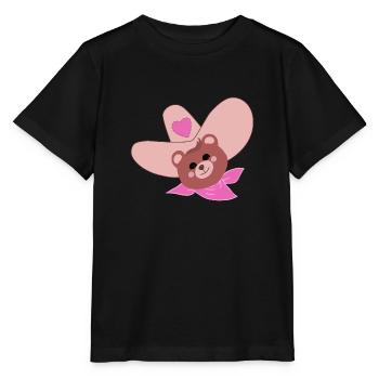 Zehn Gallonen Braunbär - Stanley/Stella Kinder T-Shirt MINI CREATOR  - Schwarz - Vorne - Mikhail (115cm)