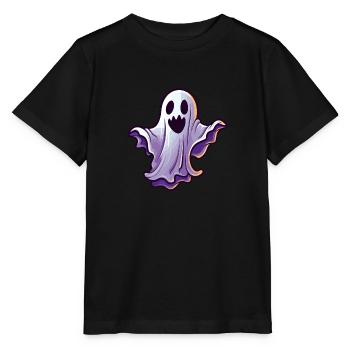 Halloween Ghost Clipart - T-shirt bio MINI CREATOR Stanley/Stella Enfant - noir - Devant - Mikhail (115cm)
