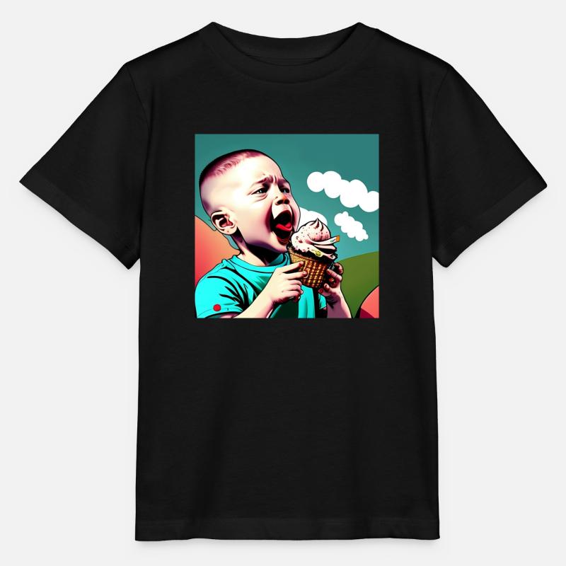 Glace - T-shirt bio MINI CREATOR Stanley/Stella Enfant - noir