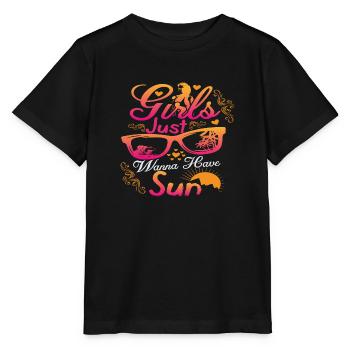 Les filles veulent juste s’amuser - T-shirt bio MINI CREATOR Stanley/Stella Enfant - noir - Devant - Mikhail (115cm)