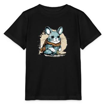 Blinki chinchilla - Stanley/Stella MINI CREATOR Kids’ T-Shirt - black - Front - Mikhail (115cm)