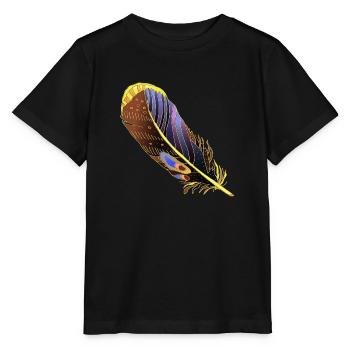 Feder - Stanley/Stella Kinder T-Shirt MINI CREATOR  - Schwarz - Vorne - Mikhail (115cm)