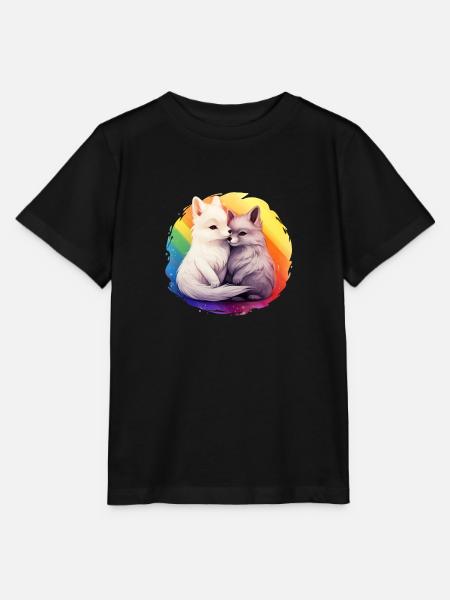 LGBTQIA+ Füchse - Stanley/Stella Kinder T-Shirt MINI CREATOR - Schwarz