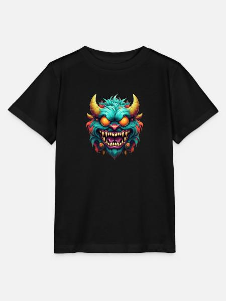 Evil Monster - Stanley/Stella Kinder T-Shirt MINI CREATOR - Schwarz