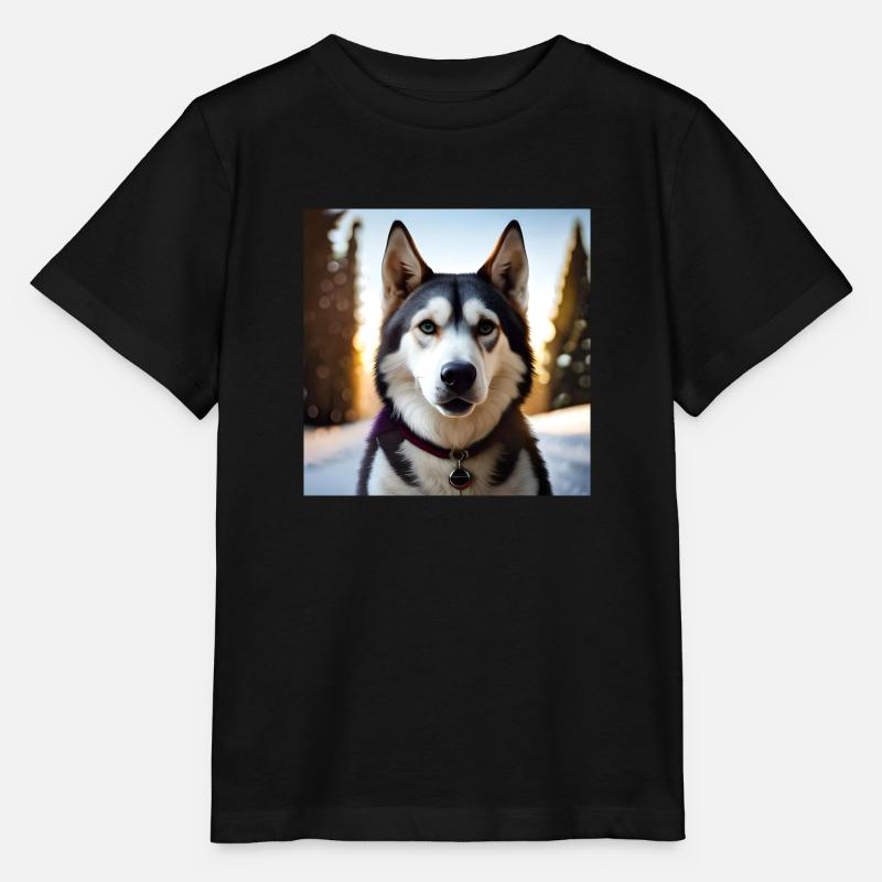 Husky - Stanley/Stella Kinder T-Shirt MINI CREATOR - Schwarz