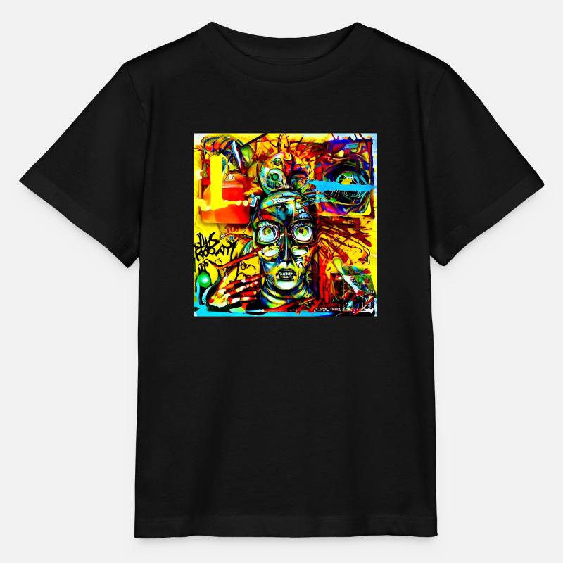 POWart - Stanley/Stella Kinder T-Shirt MINI CREATOR  - Schwarz