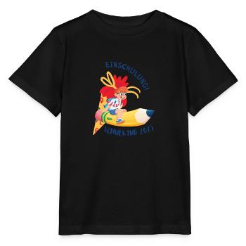 Schulkind Schulanfang zuckertüte Bleistift - Stanley/Stella Kinder T-Shirt MINI CREATOR  - Schwarz - Vorne - Mikhail (115cm)