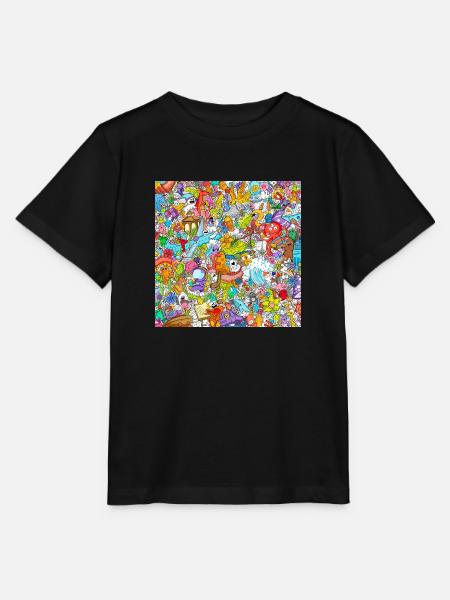 Kids Drawing - Stanley/Stella Kinder T-Shirt MINI CREATOR - Schwarz
